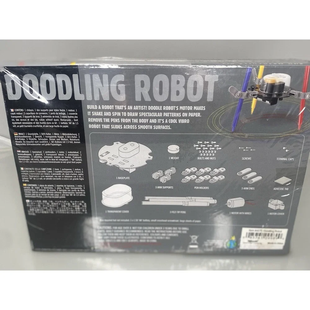 4M Doodling Robot Fun Mechanics Kit Build Art Create